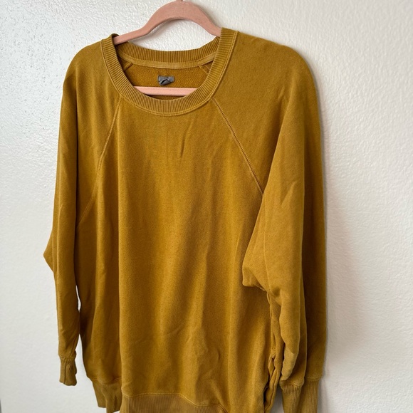 Aerie Mustard Yellow Crewneck Sweatshirt - Picture 4 of 11